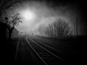 [033] Esperando al tren Alfredo Garcia Terol